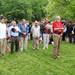 Veterans from World War II, Vietnam, Korea, and Iraq honor fallen soldiers at a ceremony in Glacier Highlands Park on Monday, May 27. Ben Freed I AnnArbor.com